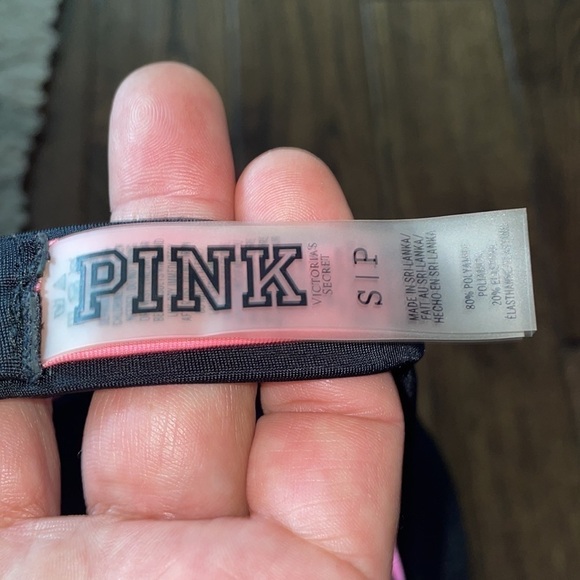 PINK Victoria Secret Halter Bikini Top Size S/P - Picture 3 of 4